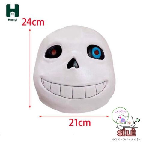 Mặt Nạ Undertale Sans - Phụ Kiện Hóa Trang Độc Đáo Cho Halloween và Tiệc Mardi Gras - Chất Liệu Cao Su Chất Lượng Cao