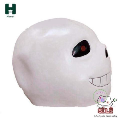 Mặt Nạ Undertale Sans - Phụ Kiện Hóa Trang Độc Đáo Cho Halloween và Tiệc Mardi Gras - Chất Liệu Cao Su Chất Lượng Cao