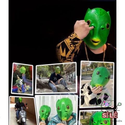 Mặt nạ hóa trang đáng sợ: Cá xanh, ngựa và ma cho Halloween - Trang phục cosplay độc lạ!