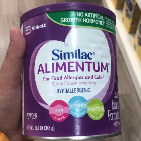 Sữa bột Similac Alimentium tím loại 198gr dành cho bé dị ứng