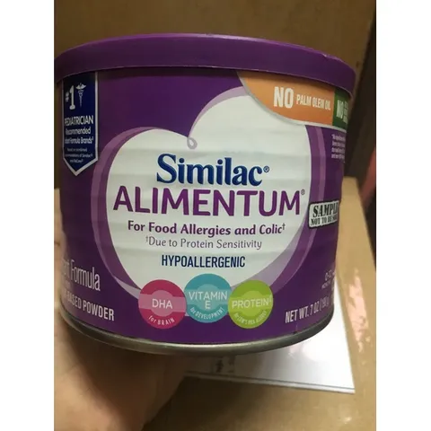 Sữa bột Similac Alimentium tím loại 198gr dành cho bé dị ứng