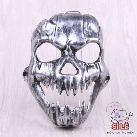 Mặt Nạ Đầu Lâu Kinh Dị Halloween Cho Nam - Phụ Kiện Hóa Trang Độc Đáo, Tâm Điểm Lễ Hội