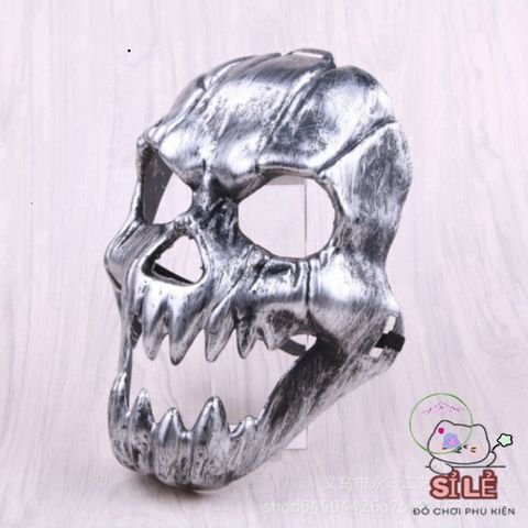 Mặt Nạ Đầu Lâu Kinh Dị Halloween Cho Nam - Phụ Kiện Hóa Trang Độc Đáo, Tâm Điểm Lễ Hội
