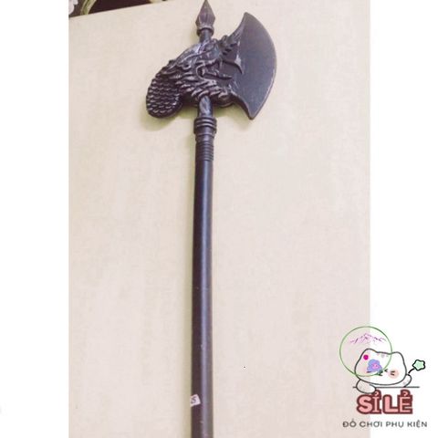 Bộ Phụ Kiện Hóa Trang Halloween - Vũ Khí Nhựa Búa, Đao, Lưỡi Hái và Đầu Lâu 1m An Toàn Cho Trẻ Em