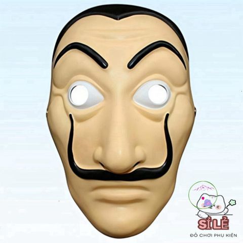 Mặt Nạ Giáo Sư Money Heist - Phụ Kiện Halloween Cosplay Độc Đáo, Biểu Tượng Băng Cướp Netflix Huyền Thoại