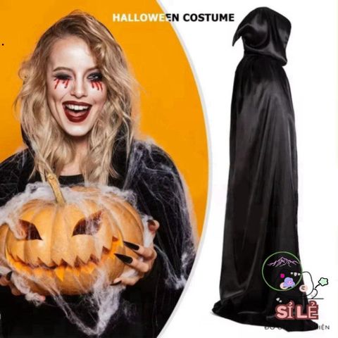 Áo Choàng Phù Thủy 59 inch WAPKTY - Đạo Cụ Cosplay Halloween Đẳng Cấp Cho Tiệc Hóa Trang, Phong Cách Bí Ẩn