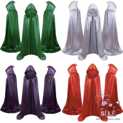 Áo Choàng Phù Thủy 59 inch WAPKTY - Đạo Cụ Cosplay Halloween Đẳng Cấp Cho Tiệc Hóa Trang, Phong Cách Bí Ẩn