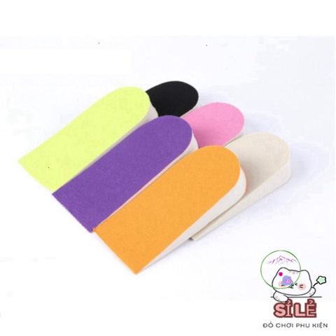 Bộ 2 Đôi Lót Giày Tăng Chiều Cao Nam Nữ US01 - Thoải Mái, Kín Đáo, Nhiều Màu Sắc (Tăng 2-2.5Cm)