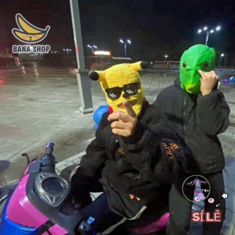Mặt Nạ Silicon Cá Xanh Đa Màu - Phụ Kiện Hóa Trang Thú Vị Cho Halloween, Tiệc Tùng và Chụp Hình