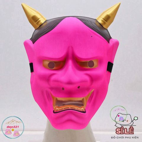 Mặt Nạ Hóa Trang Oni Noh Hannya - Quái Vật Hai Sừng Độc Đáo Cho Halloween, Sự Kiện Hóa Trang và Lễ Hội