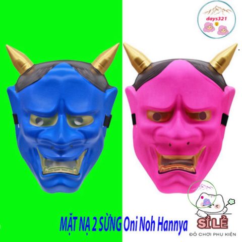 Mặt Nạ Hóa Trang Oni Noh Hannya - Quái Vật Hai Sừng Độc Đáo Cho Halloween, Sự Kiện Hóa Trang và Lễ Hội