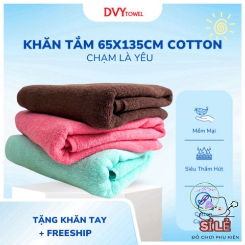 Khăn Tắm Gội Đầu Nhật Bản 65x135cm - Cotton Cao Cấp Mềm Mại, Thấm Hút Tốt, Không Xù Lông, Bền Màu - Đồ Chăm Sóc Cá Nhân Chất Lượng