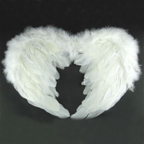 Cánh Cosplay Thiên Thần và Ác Quỷ - Màu Đen & Trắng, Kích Thước 45x35 cm, Trang Phục Hóa Trang Miễn Phí Vận Chuyển