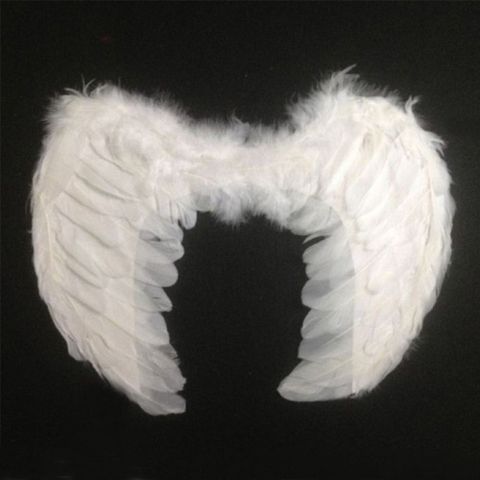 Cánh Cosplay Thiên Thần và Ác Quỷ - Màu Đen & Trắng, Kích Thước 45x35 cm, Trang Phục Hóa Trang Miễn Phí Vận Chuyển