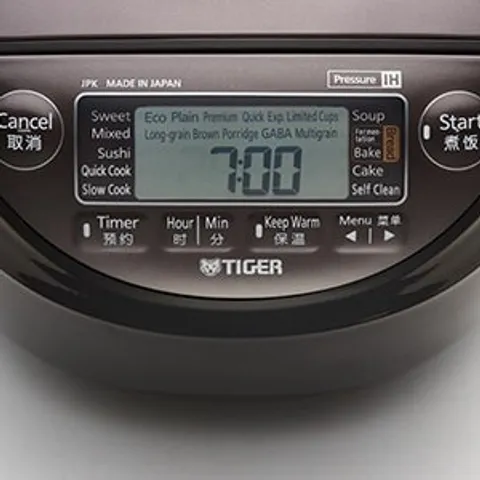 Nồi Cơm Điện Tử Cao Tần Áp Suất Tiger JPK-W10W 1.0L - 20 Chức Năng Nấu Thông Minh, Made In Japan, Giữ Ấm 24 Giờ