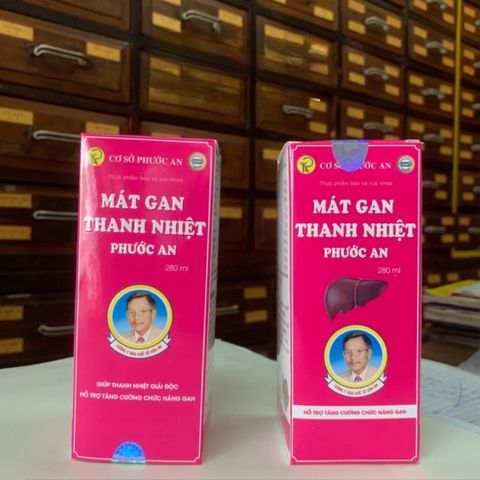 Siro Mát Gan Thanh Nhiệt Phước An - Hỗ Trợ Giải Độc Gan Từ Thiên Nhiên, Giảm Nóng, Ngứa Da, Mát Gan 280ml