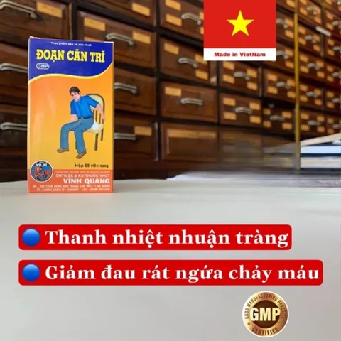 Đoạn Căn Trĩ - Hỗ Trợ Giảm Triệu Chứng Trĩ Nội, Trĩ Ngoại, Táo Bón, Chảy Máu - Thực Phẩm Chức Năng Vĩnh Quang
