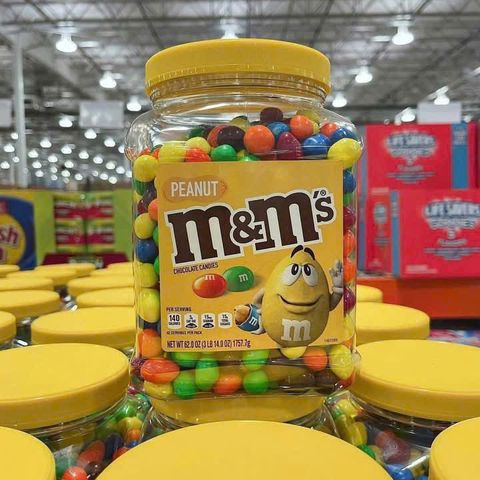 Socola M&M Nhân Đậu Phộng Mỹ 1.757kg - Hương Vị Tuyệt Vời, Snack Ngọt Ngào Dành Cho Gia Đình và Bữa Tiệc