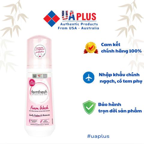 Bọt Vệ Sinh Phụ Nữ Femfresh Với Dầu Shea & Chiết Xuất Sữa Yến Mạch - Chăm Sóc Da Vùng Kín 150ml
