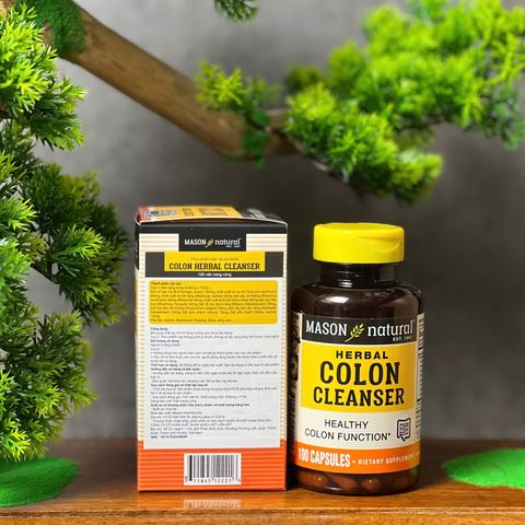 Viên Uống Thải Độc Đại Tràng Mason Colon Herbal Cleanser - Hỗ Trợ Tiêu Hóa, Bổ Sung Chất Xơ (60/100 Viên) 496698