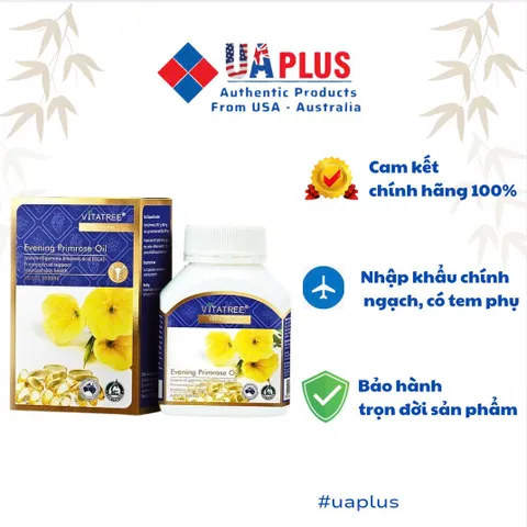 Viên Uống Dầu Oliu Buổi Tối Vitatree - Hỗ Trợ Cân Bằng Nội Tiết Cho Phụ Nữ Tiền Mãn Kinh (100 Viên)