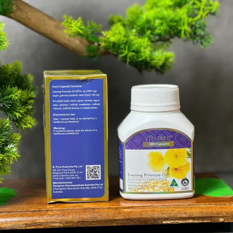 Viên Uống Dầu Oliu Buổi Tối Vitatree - Hỗ Trợ Cân Bằng Nội Tiết Cho Phụ Nữ Tiền Mãn Kinh (100 Viên)