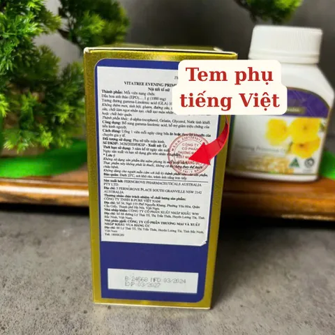 Viên Uống Dầu Oliu Buổi Tối Vitatree - Hỗ Trợ Cân Bằng Nội Tiết Cho Phụ Nữ Tiền Mãn Kinh (100 Viên)