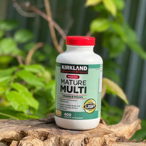 Vitamin Tổng Hợp Kirkland Mature Multi Adult 50+ - Hỗ Trợ Sức Khỏe Cho Người Trên 50 Tuổi, 400 Viên Mỹ