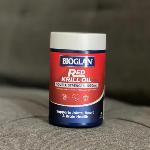 Viên uống Dầu Tôm Đỏ Bioglan Red Krill Oil 1000mg - Hỗ trợ Tim Mạch, Nãу Bộ, Xương Khớp - 60 Viên Giảm Đau Viêm Khớp