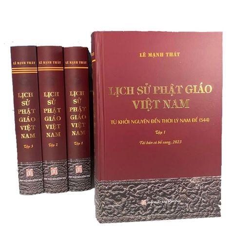 Lịch Sử Phật Giáo Việt Nam - Bộ 3 Tập Bìa Cứng của GS. Lê Mạnh Thát, Nghiên Cứu Kinh Điển 2023