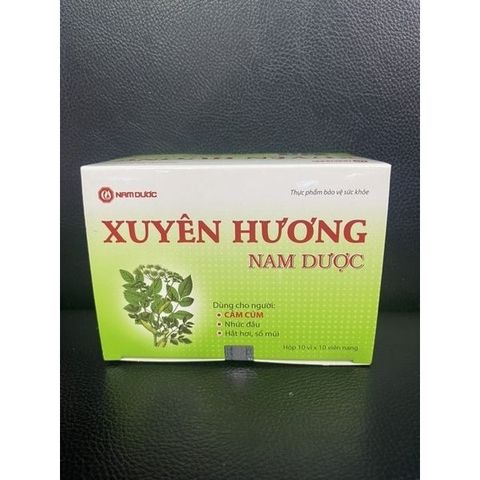 Cảm Xuyên Hương Nam Dược 100 Viên - Thực Phẩm Chức Năng Hỗ Trợ Giảm Cảm Cúm, Nghẹt Mũi, Đau Đầu Từ Thiên Nhiên