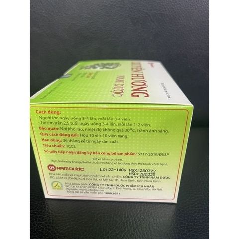 Cảm Xuyên Hương Nam Dược 100 Viên - Thực Phẩm Chức Năng Hỗ Trợ Giảm Cảm Cúm, Nghẹt Mũi, Đau Đầu Từ Thiên Nhiên