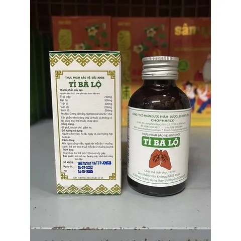 Siro Ho Tỳ Bà Lộ 125ML - Hỗ Trợ Giảm Ho Khàn, Long Đờm, Làm Dịu Cổ Họng Từ Thiên Nhiên, An Toàn Cho Trẻ Em Trên 2 Tuổi