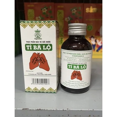 Siro Ho Tỳ Bà Lộ 125ML - Hỗ Trợ Giảm Ho Khàn, Long Đờm, Làm Dịu Cổ Họng Từ Thiên Nhiên, An Toàn Cho Trẻ Em Trên 2 Tuổi