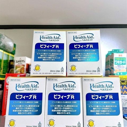 Men Vi Sinh Bifina R Health Aid 20 Gói - Bổ Sung Lợi Khuẩn, Hỗ Trợ Tiêu Hóa, Cải Thiện Sức Khỏe Đường Ruột Từ Nhật Bản