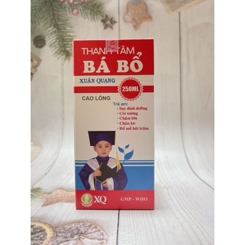 Nước Thanh Tâm Bá Bổ Xuân Quang 250ml - Hỗ Trợ Dinh Dưỡng Cho Trẻ Em, Giúp Cải Thiện Suy Dinh Dưỡng, Ăn Uống Kém, Chậm Lớn