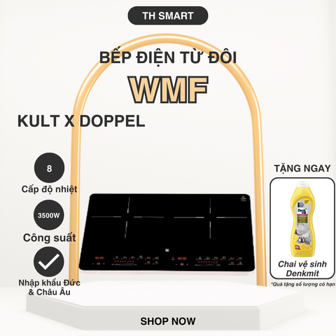 Bếp Điện Từ Đôi WMF KULT X Doppel 3500W - Thiết bị nấu ăn hiện đại, công suất cao, dễ dàng sử dụng và vệ sinh cho gia đình