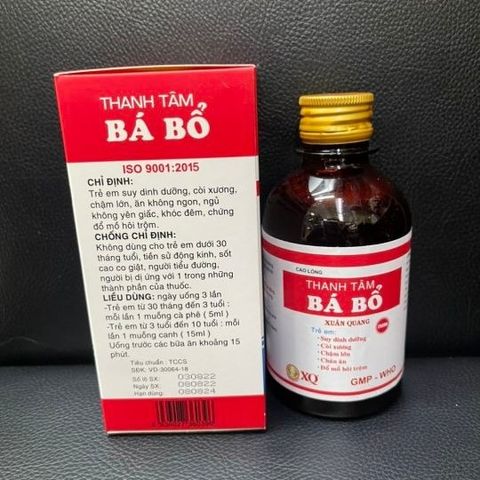 Nước Thanh Tâm Bá Bổ Xuân Quang 250ml - Hỗ Trợ Dinh Dưỡng Cho Trẻ Em, Giúp Cải Thiện Suy Dinh Dưỡng, Ăn Uống Kém, Chậm Lớn