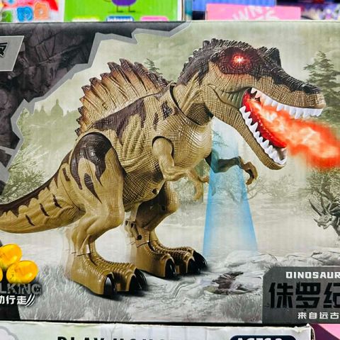 Khủng Long Đẻ Trứng Chạy Bằng Pin Có Đèn Âm Thanh - Đồ Chơi Giải Trí Dinosaur World Cho Trẻ Em 333-16 333-87