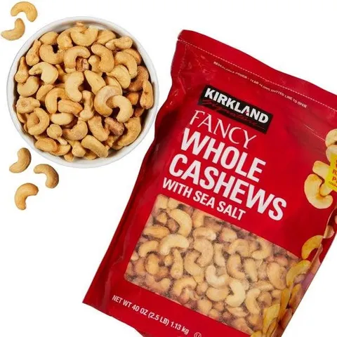 Hạt Điều KIRKLAND Signature 1.13kg (có muối) - Béo Bùi Ngon, Giàu Dinh Dưỡng, Snack Lành Mạnh Cho Gia Đình