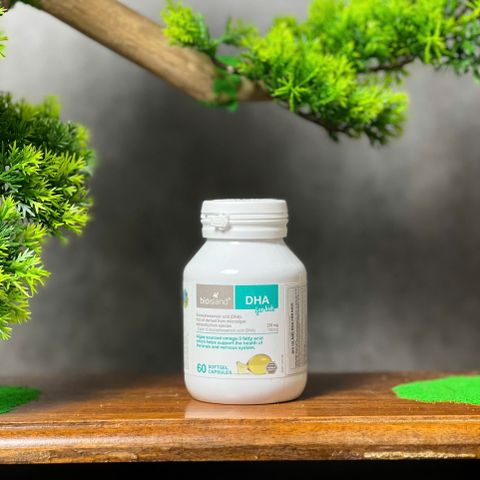 Viên uống bổ sung DHA cho trẻ Bio Island 60 viên - Hỗ trợ phát triển trí não và thị giác, dễ uống, nhập khẩu chính ngạch từ Úc