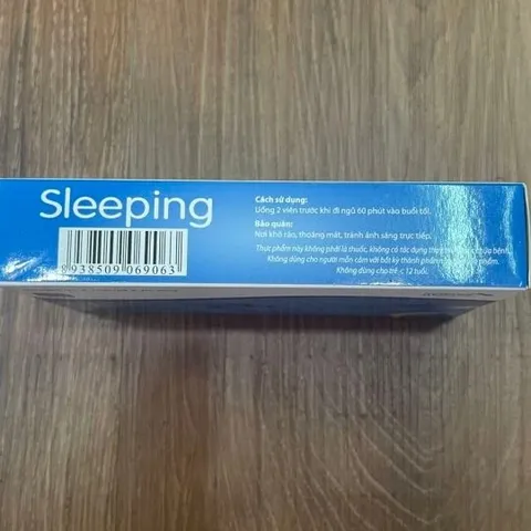 Viên Ngủ Ngon Sleeping An Châu - Hỗ Trợ Giấc Ngủ Sâu, Tự Nhiên, Giảm Căng Thẳng - 30 Viên Thiên Ân