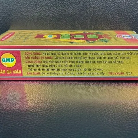 Sâm Quy Hoàn ĐTS 10 Viên - Thực Phẩm Chức Năng Tăng Cường Sức Khỏe, Hỗ Trợ Bồi Bổ Cơ Thể, Giảm Mệt Mỏi