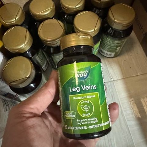 Viên Uống Nature’s Way Leg Veins 60 Viên - Hỗ Trợ Tuần Hoàn, Giảm Nặng Chân - Sản Phẩm Chăm Sóc Sức Khỏe Tự Nhiên Mỹ