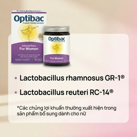 Viên Uống Men Vi Sinh Optibac For Women - Bổ Sung Lợi Khuẩn Cân Bằng Tốt Cho Phụ Nữ, Hỗ Trợ Sức Khỏe Vùng Kín