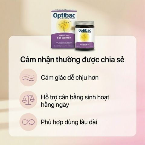 Viên Uống Men Vi Sinh Optibac For Women - Bổ Sung Lợi Khuẩn Cân Bằng Tốt Cho Phụ Nữ, Hỗ Trợ Sức Khỏe Vùng Kín