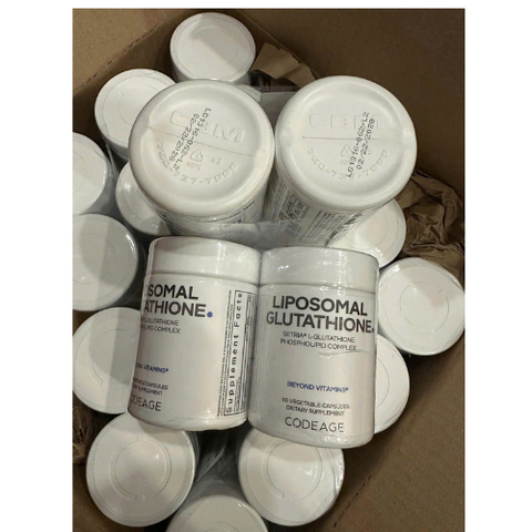 Viên uống trắng da Codeage Liposomal Glutathione 60 viên - Hỗ trợ làm sáng da, cải thiện thâm nám và trẻ hóa làn da tự nhiên