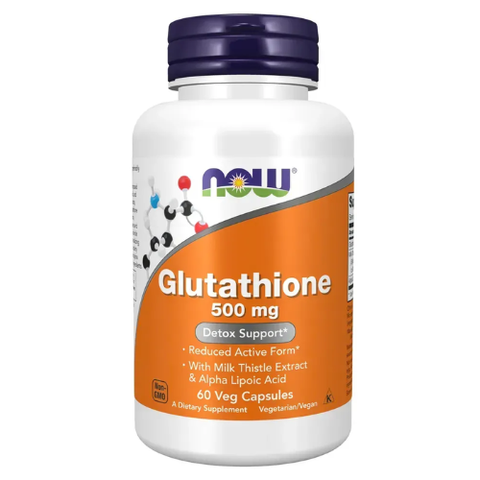 Viên uống Glutathione Now 500 mg Mỹ - Hỗ trợ trắng da tự nhiên, cải thiện sắc tố và chống lão hóa hiệu quả