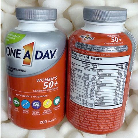 Viên uống bổ sung vitamin One A Day Women's và Men's 50+ cho phụ nữ và nam giới  - Shop Songna