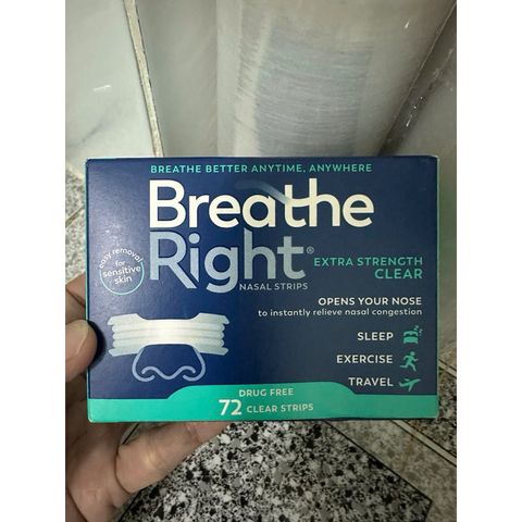 [Hàng Mỹ, Date 2029] Miếng dán mũi giảm nghẹt mũi, giảm ngáy (gáy) khi ngủ Breathe Right - Shop Songna